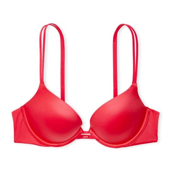 NWOT! 36D Victoria’s Secret - "Very Sexy" Smooth, Pushup Bra, Strawberry Red - Picture 2 of 4